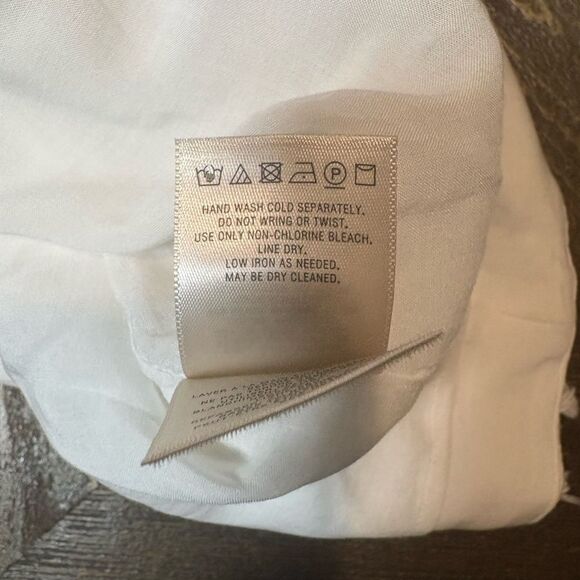 Maeve Anthropologie White fringe dress size 8 EUC - Picture 9 of 11